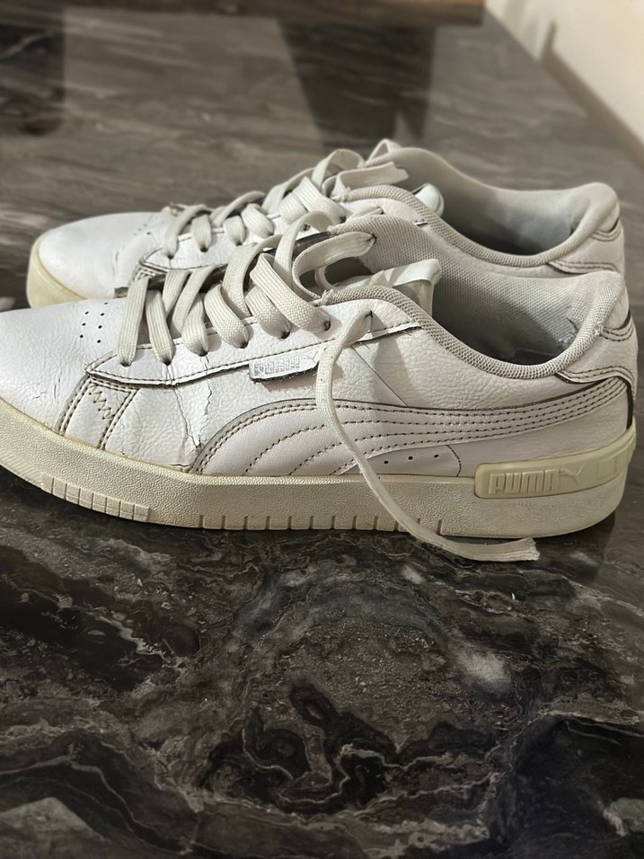 Beyaz Puma Kadın Spor Ayakkabı - Görsel 4