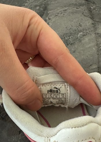 Kız Çocuk Beyaz Puma Spor Ayakkabı - Görsel 4