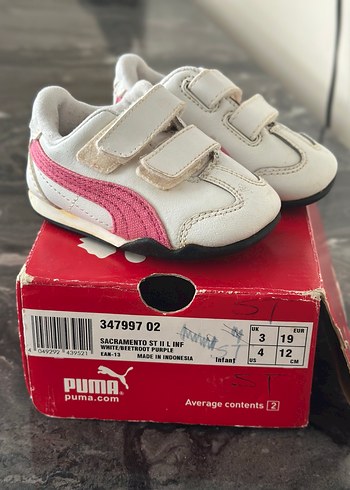 Kız Çocuk Beyaz Puma Spor Ayakkabı - Görsel 2