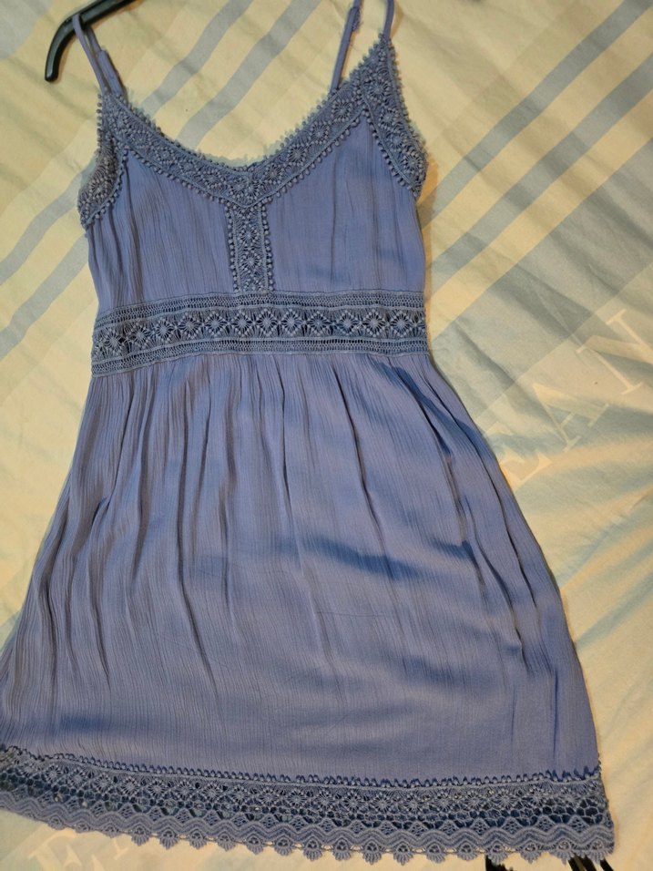 Bohem Nakışlı Dantelli Uzun Elbise - Görsel 2