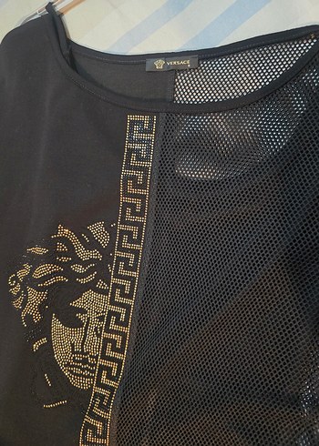 fileli taş detay elbise - Görsel 4