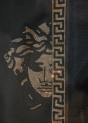 fileli taş detay elbise - Görsel 2