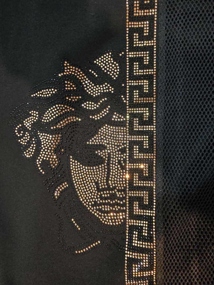 fileli taş detay elbise - Görsel 2