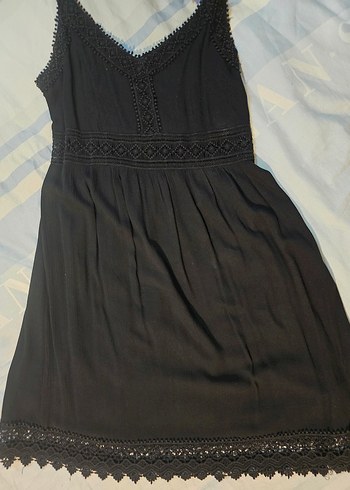 gipür detay bohem elbise - Görsel 3