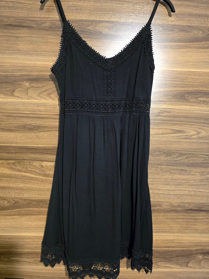 gipür detay bohem elbise - Görsel 2