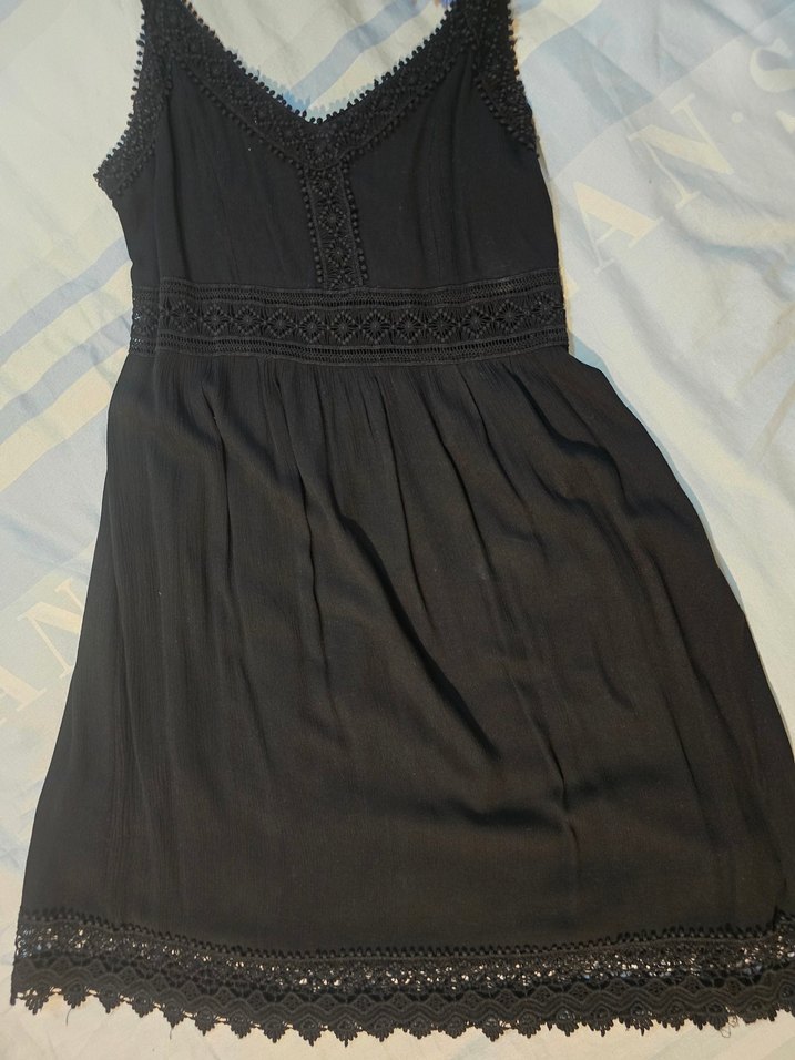 gipür detay bohem elbise - Görsel 3