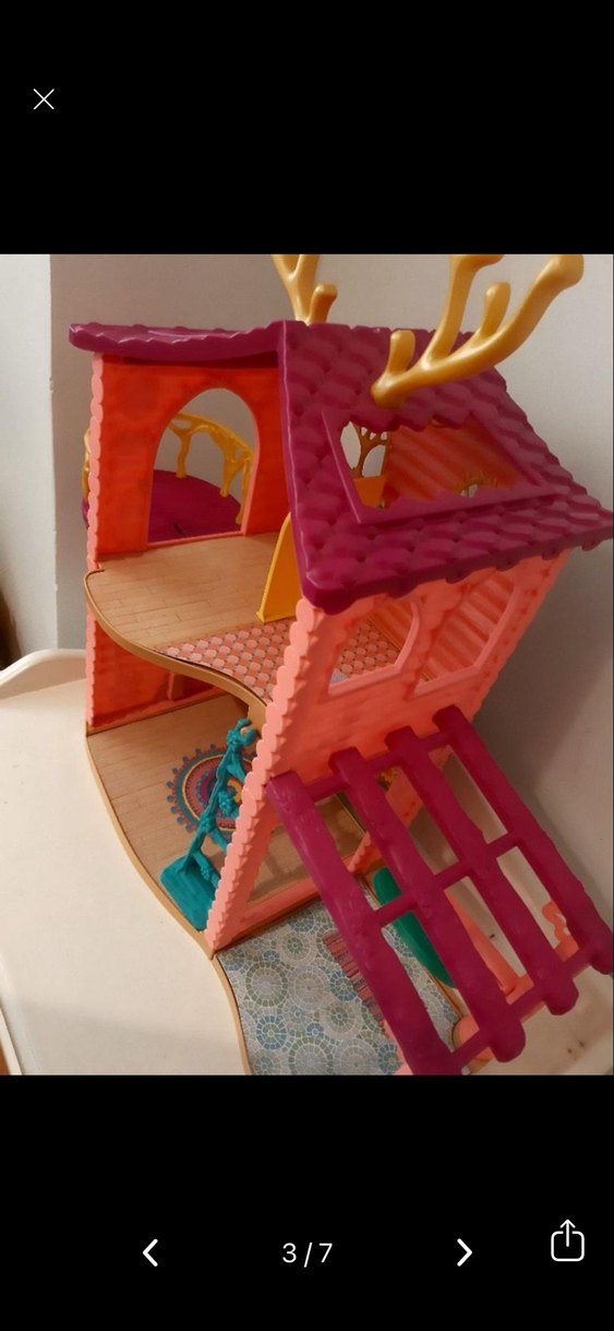 Renkli Pembe Enchantimals Oyuncak Ev - Görsel 2