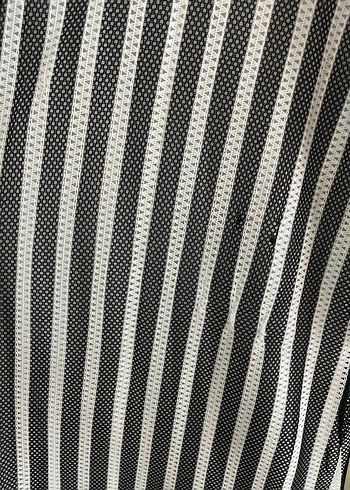 Çizgili Kadın Uzun Elbise - Görsel 4