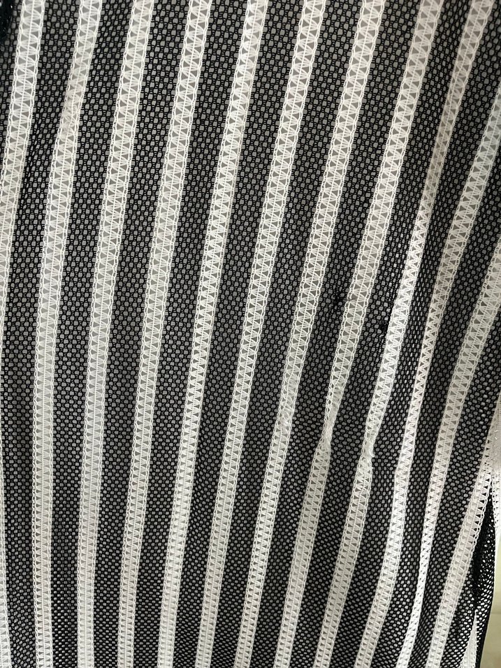 Çizgili Kadın Uzun Elbise - Görsel 4