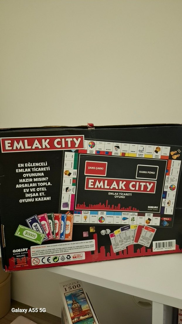 Emlak City Emlak Ticareti Masa Oyunu - Görsel 2