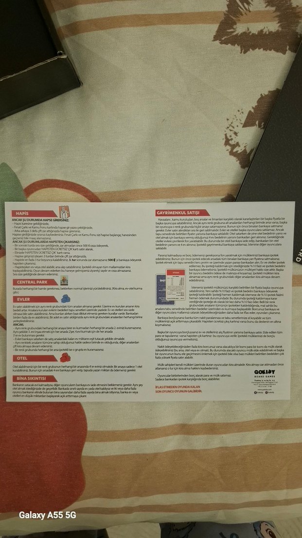 Emlak City Emlak Ticareti Masa Oyunu - Görsel 5
