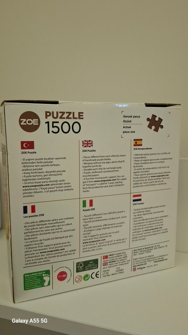 Zoe 1500 Parça Manzara Puzzle - Görsel 2