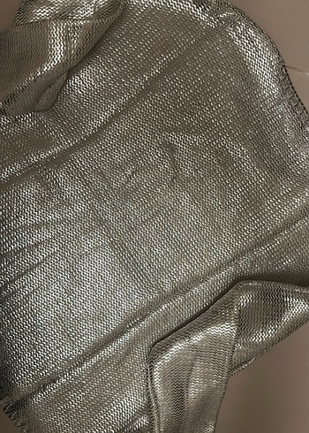 Mango Silver Parlak Kazak - Görsel 3