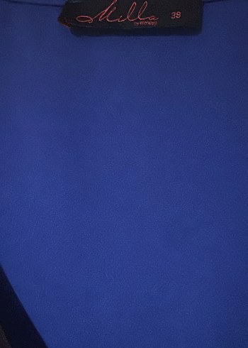 Milla Saks Mavisi Bluz - Görsel 2