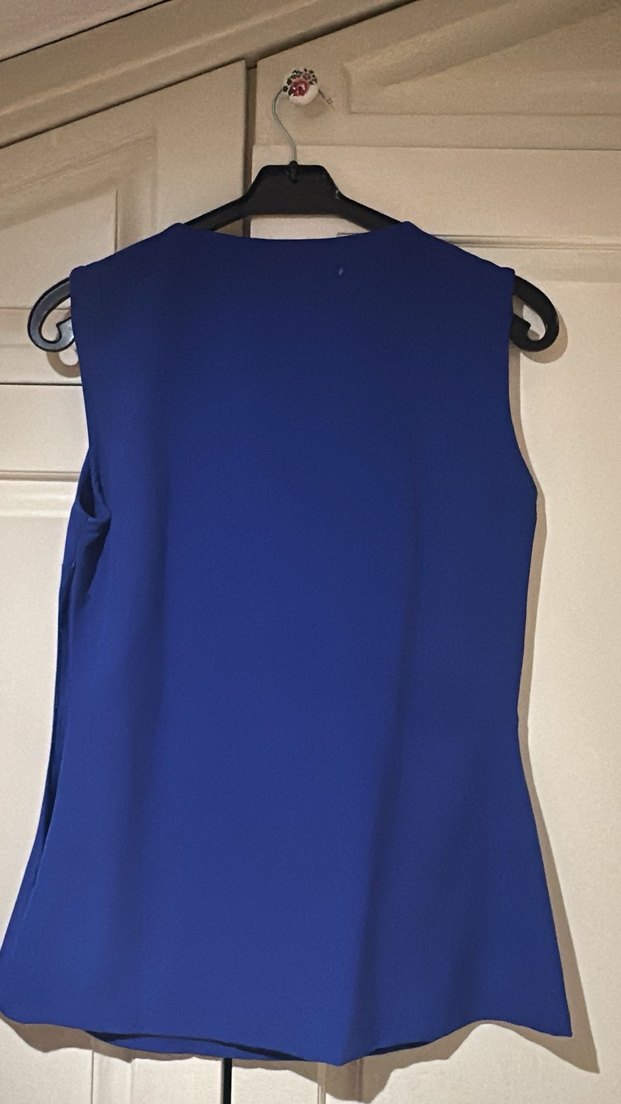 Milla Saks Mavisi Bluz - Görsel 3