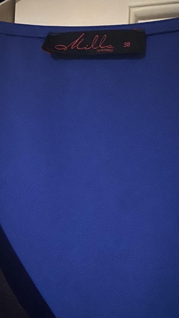 Milla Saks Mavisi Bluz - Görsel 2