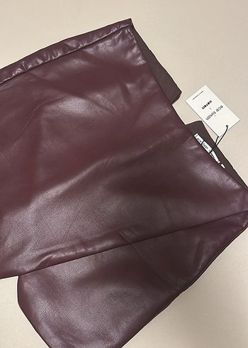 Koton Bordo Mini Etek - Görsel 2