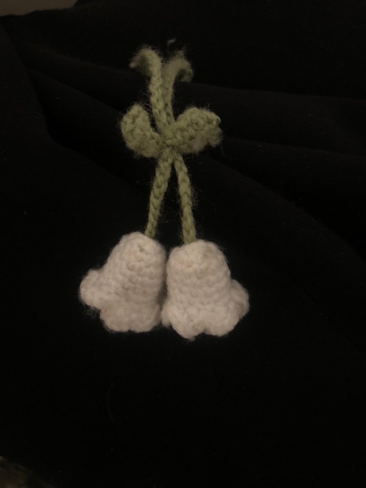 Beyaz Püsküllü Bohem Anahtarlık - Görsel 2