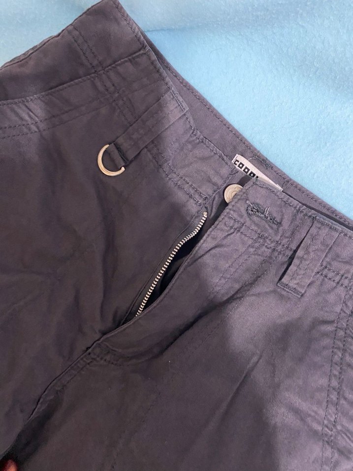 Gri Bel Detaylı Gevşek Kesim Kadın Kot Pantolon - Görsel 3