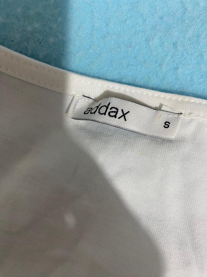 Beyaz Kadın Kısa Kollu Pamuk Tişört - Görsel 2