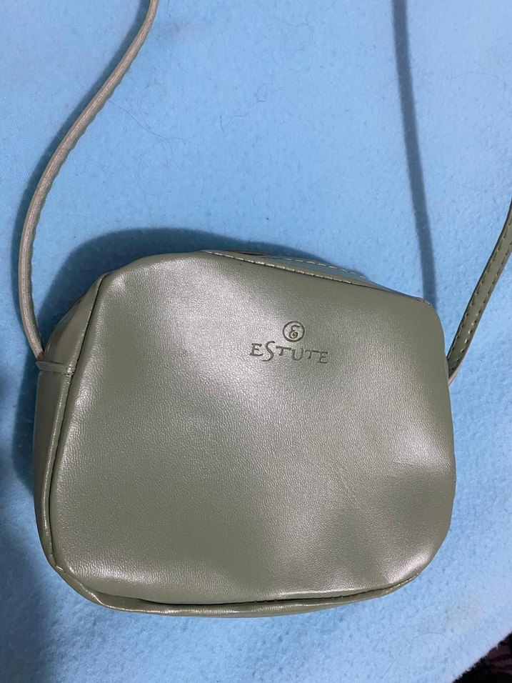 Kadın Hakiki Deri Çapraz Çanta - Haki - Görsel 2