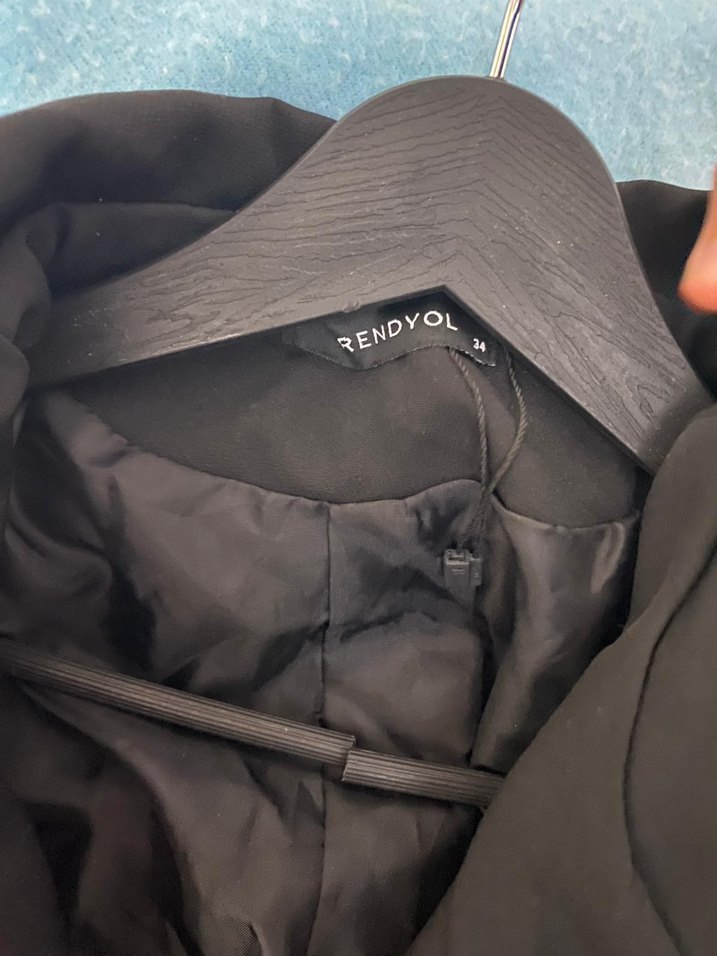 Siyah Kadın Blazer Ceket - Görsel 2