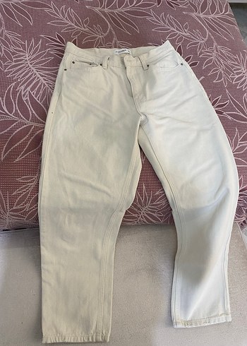 Pull and bear bej pantolon - Görsel 2
