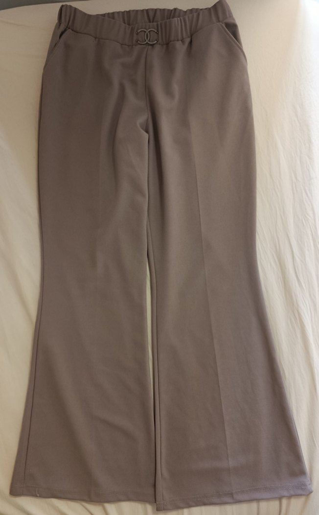 Kadın vizon kumaş Pantolon - Görsel 3