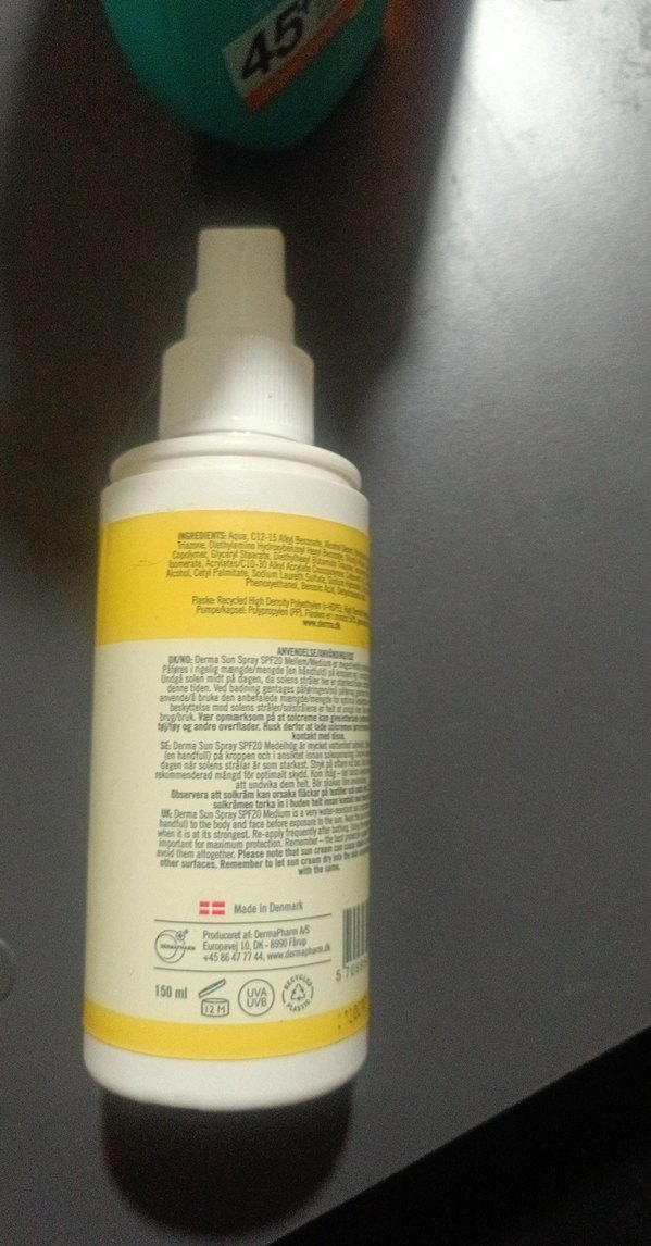 Derma SPF 20 Orta Koruma Güneş Spreyi - Görsel 2