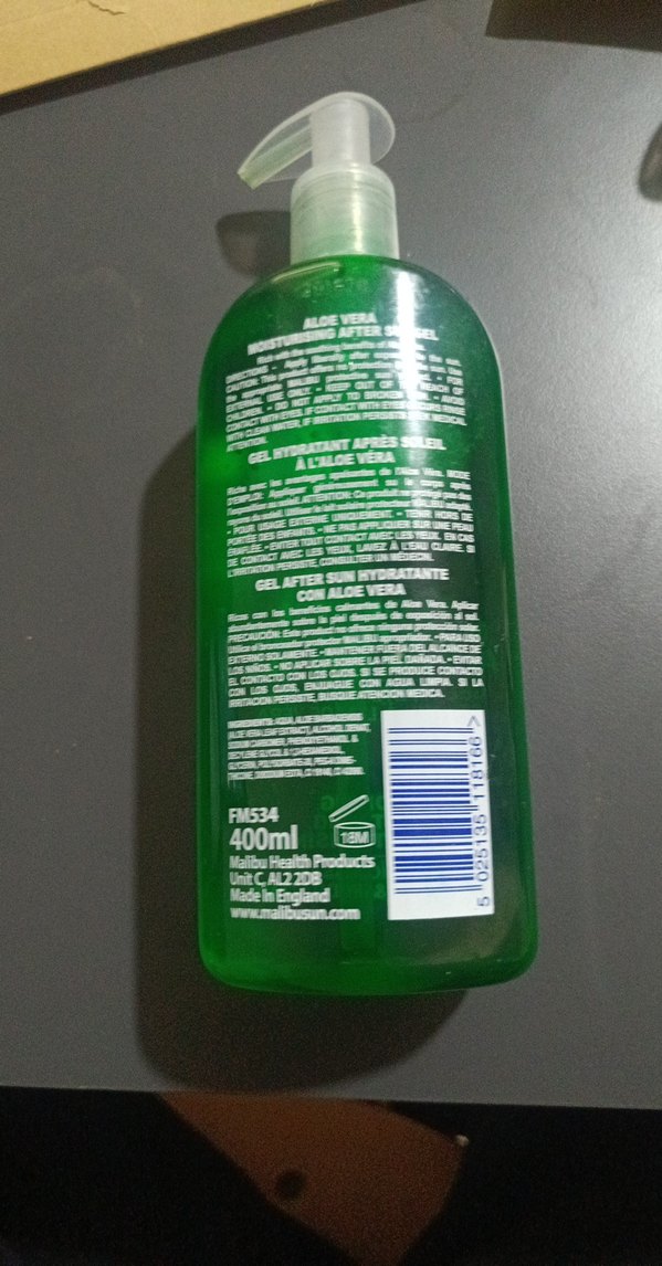 Malibo Aloe Vera Güneş Sonrası Nemlendirici Jel - Görsel 2