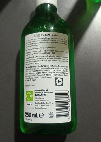 Cien Sun Aloe Vera Jel After Sun - Görsel 2