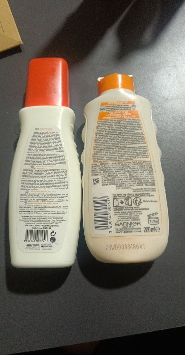 Garnier Ambre Solaire ve Sensyderm SPF 20-30 Güneş Koruyucu - Görsel 2