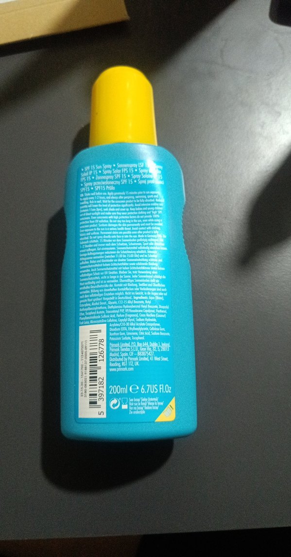 PS Sun Protect Güneş Spreyi LSF 15 200ml - Görsel 2
