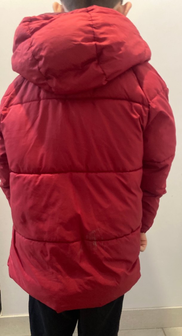 Kırmızı Düğmeli Erkek Mont - Görsel 2