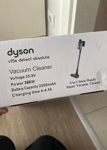 Dyson V15s Absolute Kablosuz Elektrikli Süpürge - Görsel 3