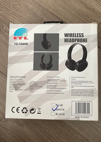 Siyah Hafif Extra Bass Kulaklık YZ-724HS - Görsel 2