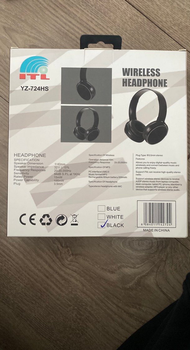 Siyah Hafif Extra Bass Kulaklık YZ-724HS - Görsel 3