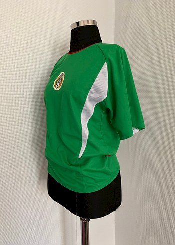 Vintage Meksika Futbol Jersey - Görsel 3