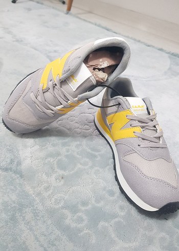 Sarı Gri Bağcıklı kadın Spor Ayakkabı - Görsel 2