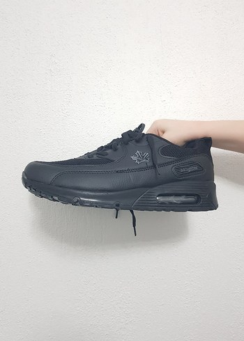 siyah fashion spor ayakkabı siyah bağcıklı - Görsel 2