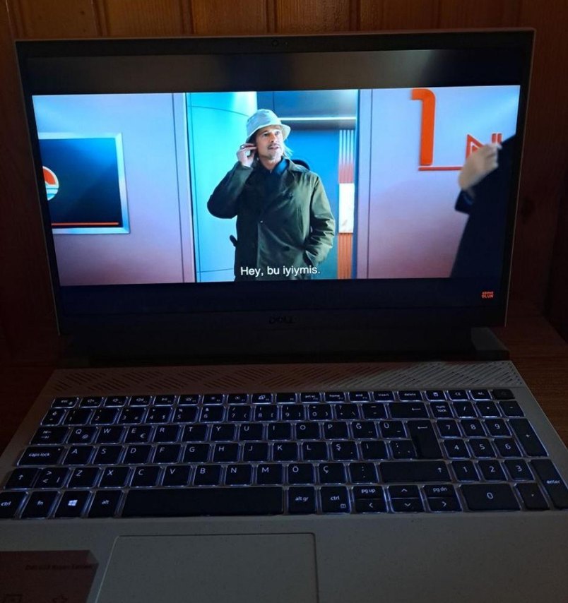 Mavi Dell Laptop - Görsel 4