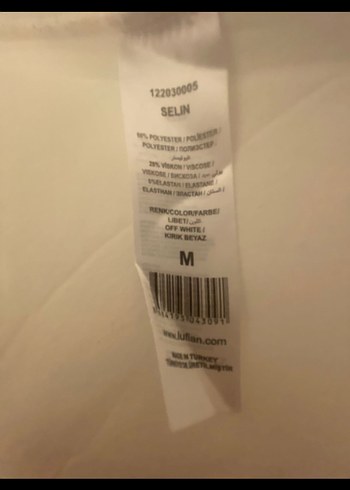 Yeni Beyaz Kadın Oversize Sweatshirt lufian - Görsel 4