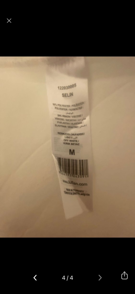 Yeni Beyaz Kadın Oversize Sweatshirt lufian - Görsel 4