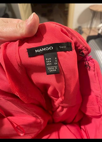 Fuşya mango abiye elbise - Görsel 4