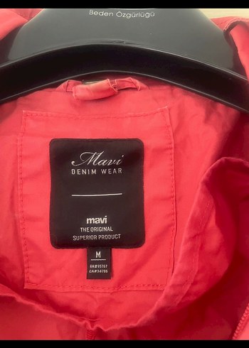 Mavi jeans trenckot - Görsel 2