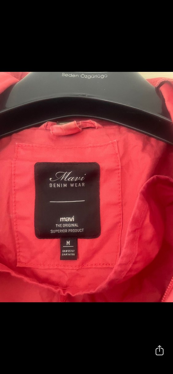 Mavi jeans trenckot - Görsel 2