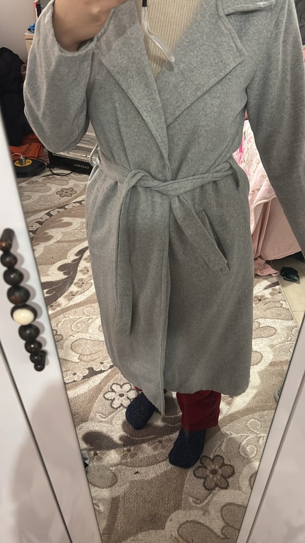 Gri uzun yün kaban - Görsel 2