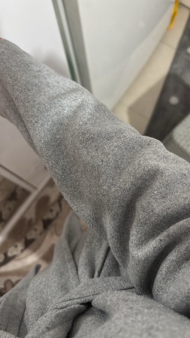 Gri uzun yün kaban - Görsel 3