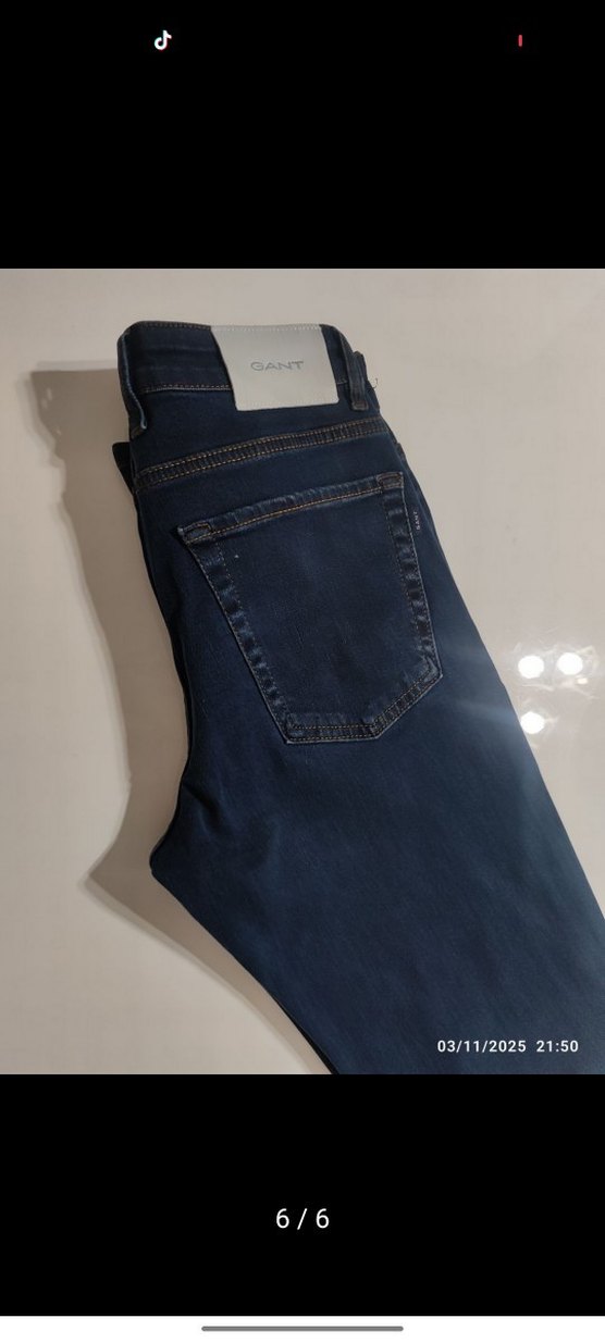 GANT Mavi Denim Erkek Jean - Görsel 5