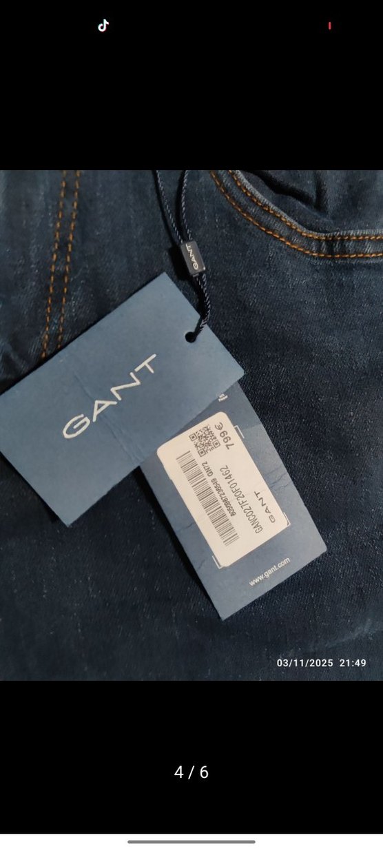 GANT Mavi Denim Erkek Jean - Görsel 3